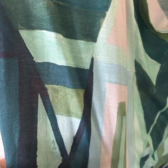 Emilio Pucci Green Patterned Fabric - Picture 5 of 8